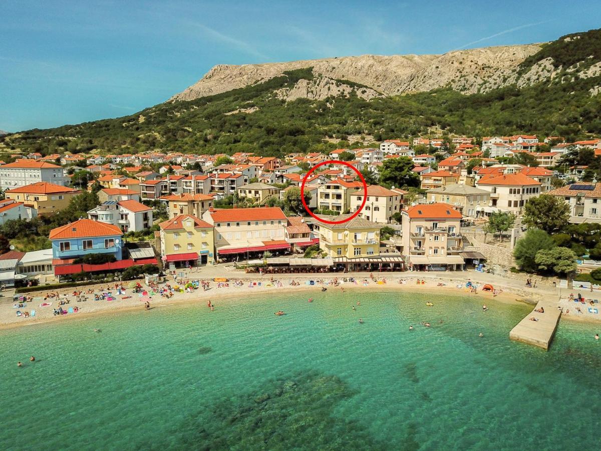 Studio Apartments Cavrak With Terrace Baška Eksteriør bilde